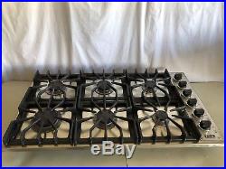 Viking Professional 36 6 Burner Gas Cooktop Stainless Steel VGSU161-6BSS