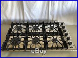 Viking Professional 36 6 Burner Gas Cooktop Stainless Steel VGSU161-6BSS