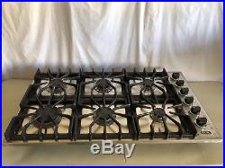 Viking Professional 36 6 Burner Gas Cooktop Stainless Steel VGSU161-6BSS