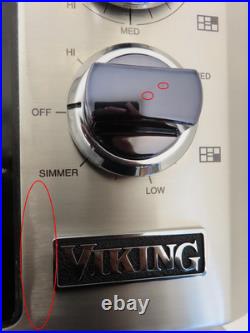 Viking Professional 5 Professional Series VECU53616BSB 36 Electric Cooktop Viking Professional 5 Professional Series VECU53616BSB 36 Electric Cooktop