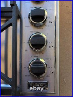 Viking Professional Series 36 Cooktop Six Burner Natural Gas VGSU1626BSSLP