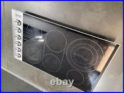 Viking Professional Series VEC5366BSB 36 Inch Electric Cooktop