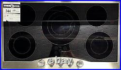 Viking RVEC3365BSB 36 Inch Electric Cooktop In Stainless Steel