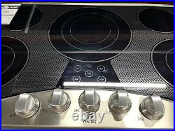 Viking RVEC3365BSB 36 Inch Electric Cooktop In Stainless Steel