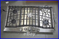 Viking RVGC3365BSS 36 Stainless 5 Burner Drop In Gas Cooktop NOB #29066
