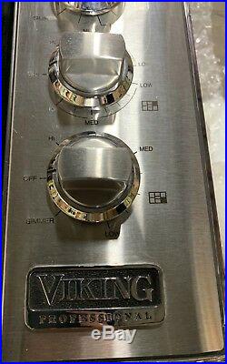 Viking VEC5366BSB 36 Stainless 6 Element Electric Smoothtop Cooktop