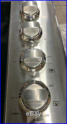 Viking VEC5366BSB 36 Stainless 6 Element Electric Smoothtop Cooktop