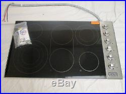 Viking VEC5366BSB 36 Stainless 6 Element Electric Smoothtop Cooktop NOB