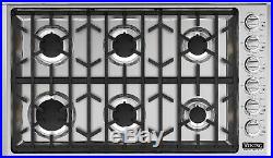 Viking VGSU5366BSS Professional 5 Series 36 Inch Gas Cooktop Stainless Steel