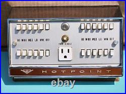 Vintage GE Hotpoint 4 Burner 30 In Electric Cooktop AQUA Colored STUNNING Shape