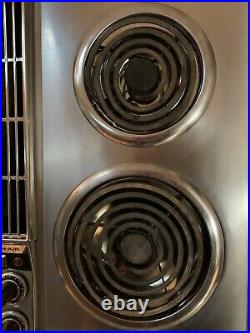 Vintage Jenn-Air C201 Stainless Steel Downdraft 30 Cooktop Electric Free Ship