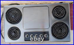 Vintage KENMORE Mid Century Modern Countertop Cooktop Electric CLEAN