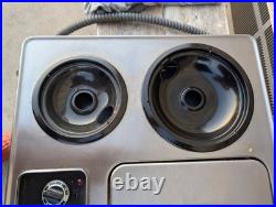 Vintage KENMORE Mid Century Modern Countertop Cooktop Electric CLEAN