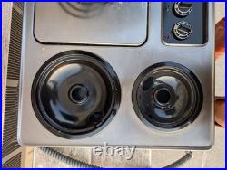 Vintage KENMORE Mid Century Modern Countertop Cooktop Electric CLEAN