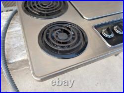 Vintage KENMORE Mid Century Modern Countertop Cooktop Electric CLEAN