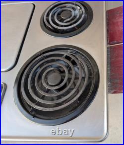 Vintage KENMORE Mid Century Modern Countertop Cooktop Electric CLEAN