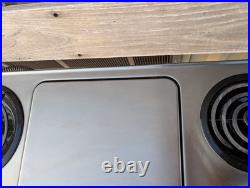 Vintage KENMORE Mid Century Modern Countertop Cooktop Electric CLEAN