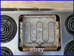 Vintage KENMORE Mid Century Modern Countertop Cooktop Electric CLEAN