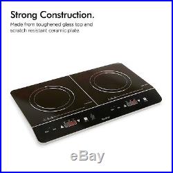 VonShef Digital 2800W Twin Double Induction Hob Electric Cooking Hob Portable