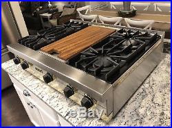 Watch Testing On Youtube! Viking 36 Professional Cooktop WithGriddle Stainless