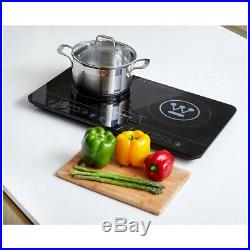 Westinghouse 2400W Electric Dual/Twin Portable Induction Cooktop/Cooker LED Disp