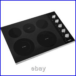 Whirlpool 30 Built-In Electric Cooktop Stainless Steel WCE77US0HS