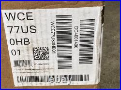 Whirlpool 30 Inch Black Electric Glass Cooktop 5 Element Burners WCE77US0HB01