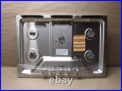 Whirlpool 30 in. Gas Cooktop with Fifth Burner in Stainless Steel, WCGK7030PS