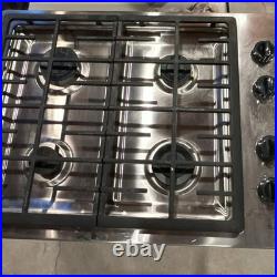 Whirlpool 30-inch 4-Burner Stainless Steel Gas Cooktop