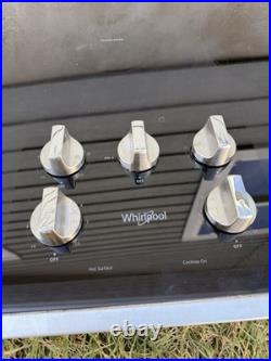 Whirlpool Electric Built-In Cooktop 5 Burners Black Ceramic Glass 36 x 22