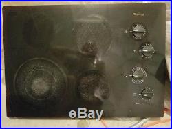 Whirlpool GOLD GJC3034 30 Schott Glass Electric Cooktop RADIANT- Black