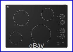 Whirlpool W5CE3024XB 30-inch Electric Ceramic Glass Cooktop