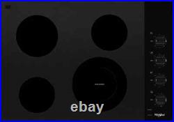 Whirlpool WCE55US0HB 30 Built-In Electric Cooktop with 4 Elements in Black