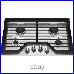 Whirlpool WCG55US0HS 30 Built-In Gas Cooktop in Stainless Steel