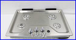 Whirlpool WCG55US0HS 30 Built-In Gas Cooktop in Stainless Steel (No Grates)