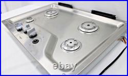 Whirlpool WCG55US0HS 30 Built-In Gas Cooktop in Stainless Steel (No Grates)