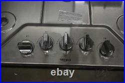 Whirlpool WCG77US0HS 30 Stainless 5-Burner Gas Cooktop NOB #36844 MAD