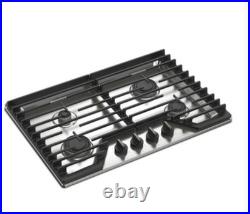 Whirlpool WCGK3030PS 30-inch Gas Cooktop with 4 Burners