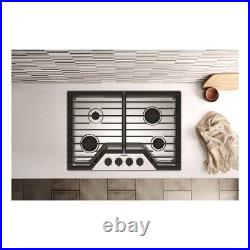 Whirlpool WCGK3030PS 30-inch Gas Cooktop with 4 Burners