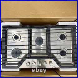 Whirlpool WCGK7536PS 36 5-Burner Gas Cooktop Stainless NEW