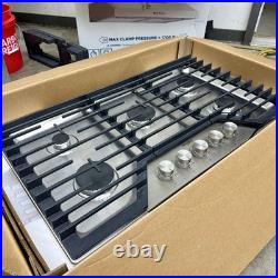 Whirlpool WCGK7536PS 36 5-Burner Gas Cooktop Stainless NEW