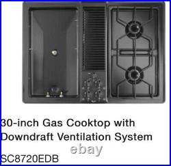 Whirlpool gas downdraft cooktop SC8720EDB-3