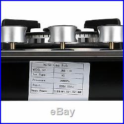Windmax 35.5" 5 Burners Built-In Stove LPG/NG Gas Fixed Cooktop Gas Cooker Hobs 