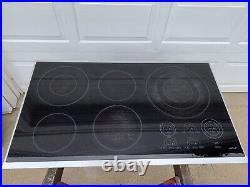 Wolf 36 Cooktop Black 5 Burner Electric Touch Control Panel CT36E/S TESTED