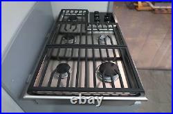 Wolf 36 Inch 5 Dual-Stacked Sealed Burners Transitional Gas Cooktop CG365TS