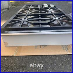 Wolf 36 Natural Gas Cooktop With 5 Dual-Stacked Sealed Burners Model CT36G/S Wolf 36 Natural Gas Cooktop With 5 Dual-Stacked Sealed Burners Model CT36G/S