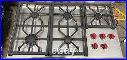 Wolf 36 Professional Liquid Propane Cooktop With 5 Sealed Burners CG365LP