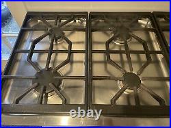 Wolf 5 Burner Natural Gas Cooktop Stainless Steel CT36G/S 36