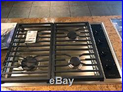 Wolf CG304TS 30 Inch Transitional Gas Cooktop, 4 Dual-Stacked Sealed Burners