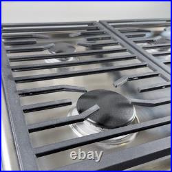 Wolf CG365T/S 36 5 Dual-Stacked Sealed Burners Gas Cooktop CG365TS New Open Box